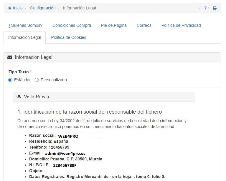 Información Legal