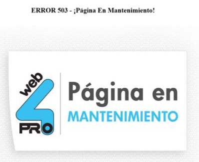 Imagen de mantenimiento