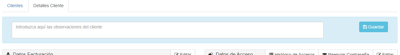Edición de observaciones