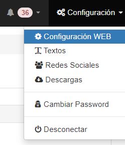 Configuración Web