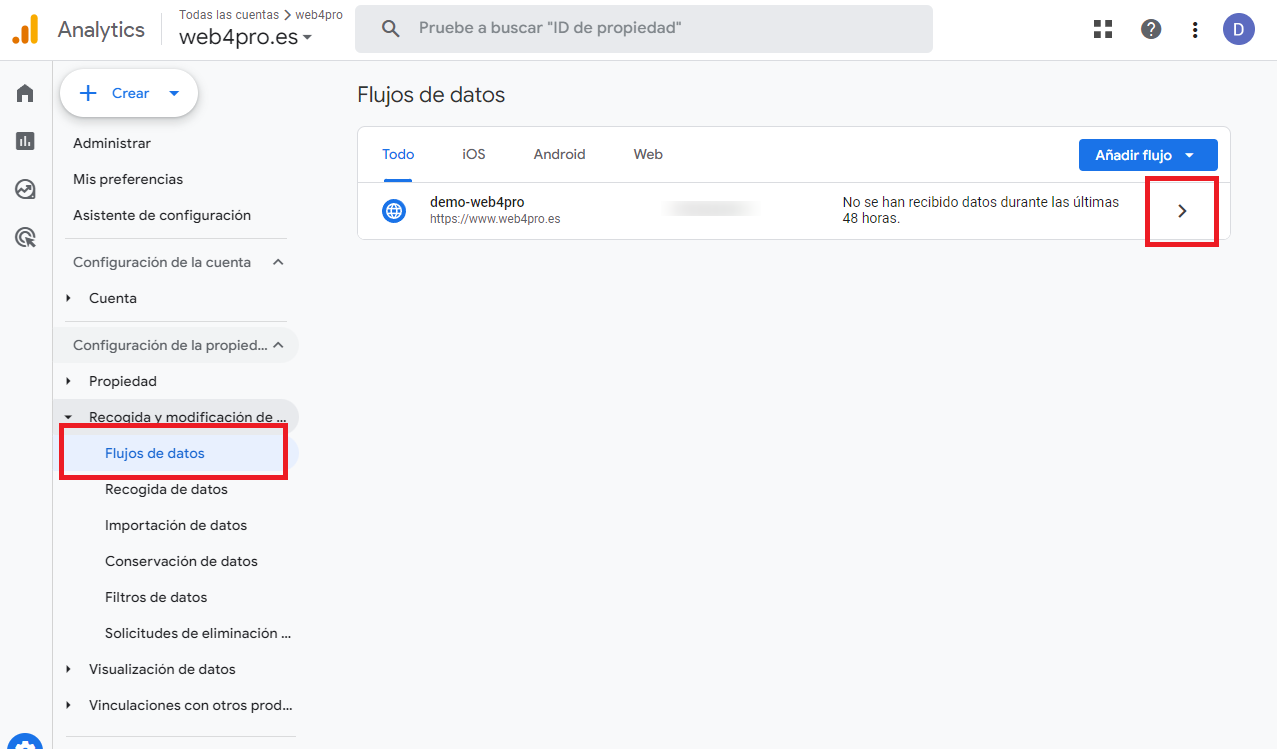 Consulta de ID de medición